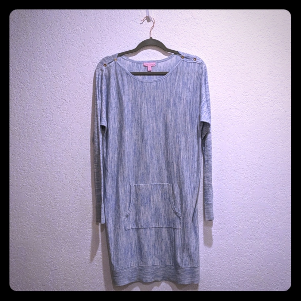 Lily Pulitzer Juniper Lapis Blue Sweater Dress